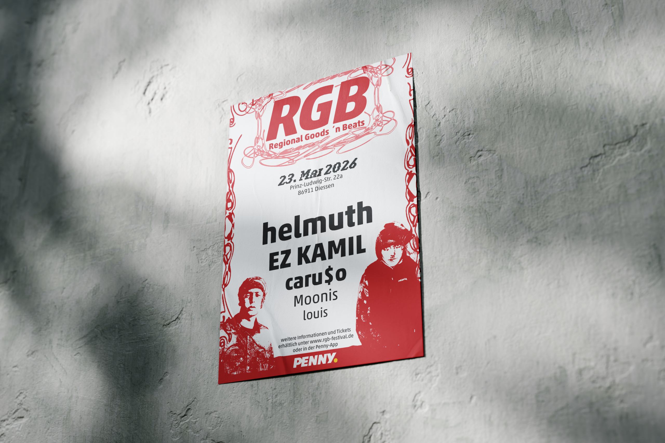 Plakat Versuch 2 Mock Up